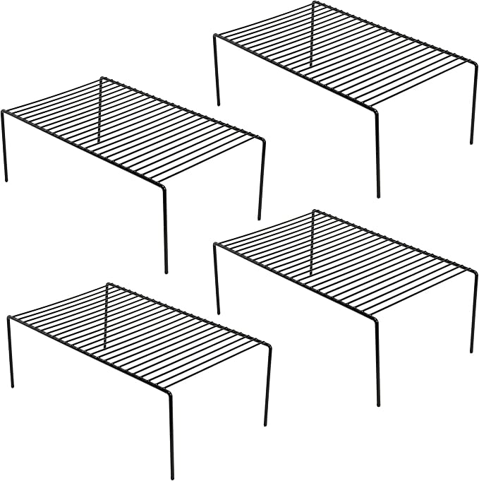 iPEGTOP 4-Pack 15.7 x 9.4 Inch Rustproof Metal Wire Kitchen Storage Shelves – by iPEGTOP