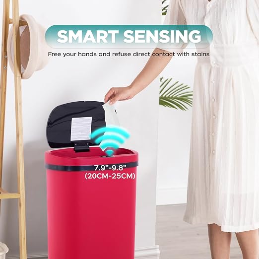 Automatic Motion Sensor Bathroom Trash Can - Image 3