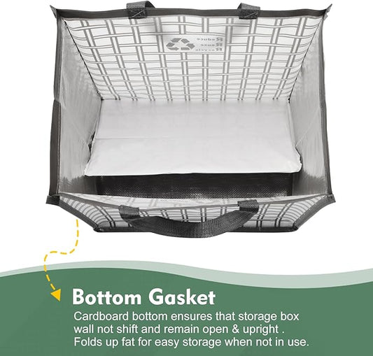 Lily queen Recycle Bin Bags for Kitchen Home Trash Cans Sorting Bins 12 Gallon - Image 2