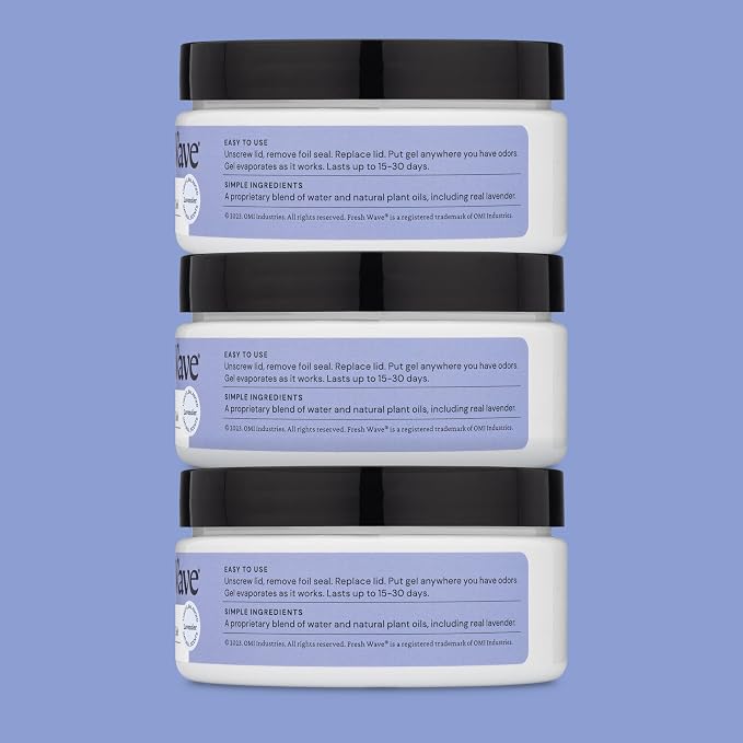 Fresh Wave Lavender Odor Removing Gel, 7 oz., Natural Plant-Based Odor - Image 8