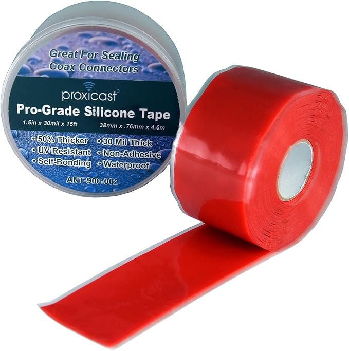 Proxicast Pro-Grade Extra Strong 30mil Weatherproof Self-Fusing Silicone Rubber by Proxicast