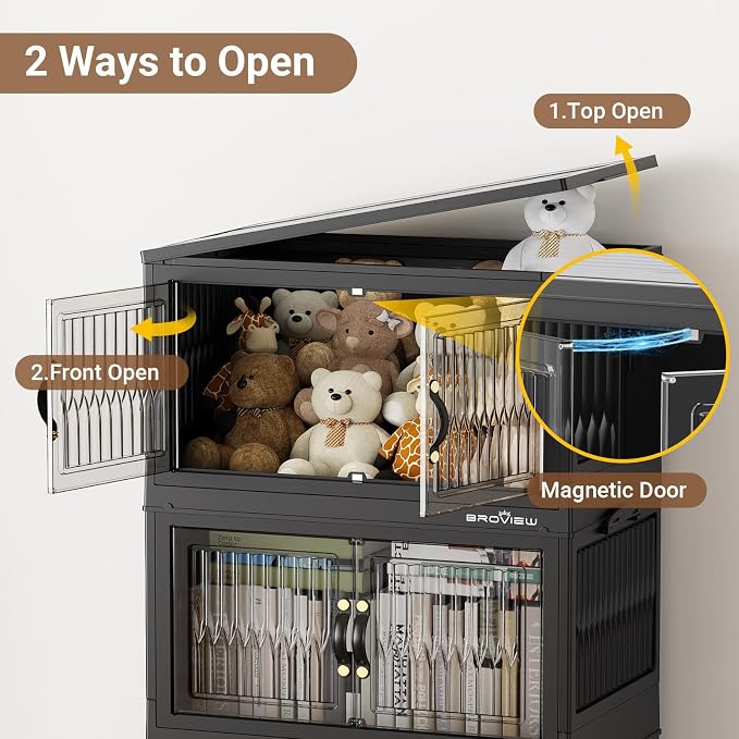 BROVIEW 240Qt Stackable Storage Bins - Image 3