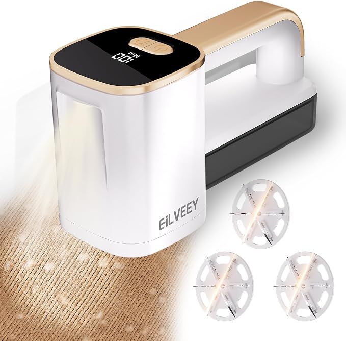 Rechargeable Lint Remover, Fabric Shaver Fuzz Remover, Sweater Shavers by Eilveey