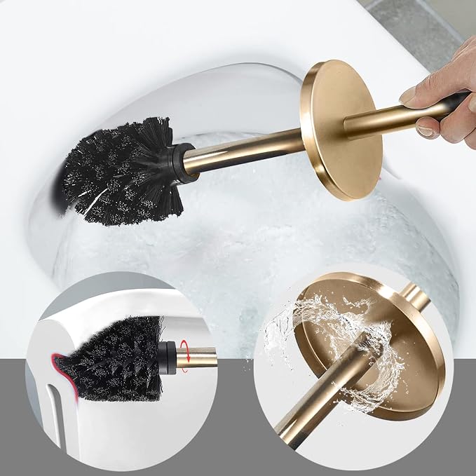 Toilet Brush with Holder for Bathroom Toilet Bowl Brush Holder Toilet Bowl - Image 4