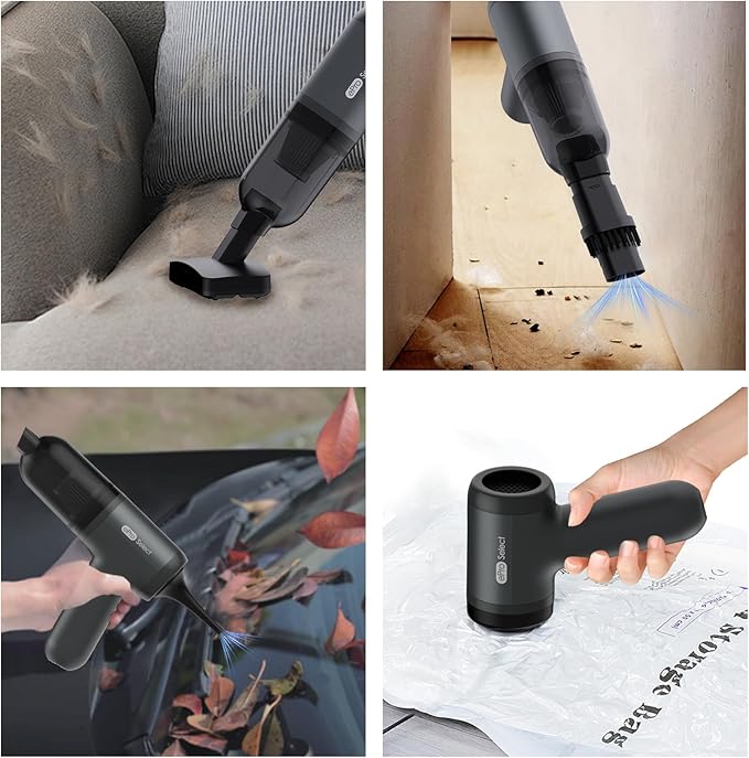 Car Vacuum, 2 Suction Modes, Portable Mini Cordless Cleaner - Image 7
