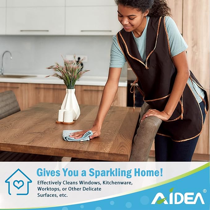 AIDEA Microfiber Cleaning Cloth 50PK, Dusting Cloth Drying Towel, All Purpose - Image 5