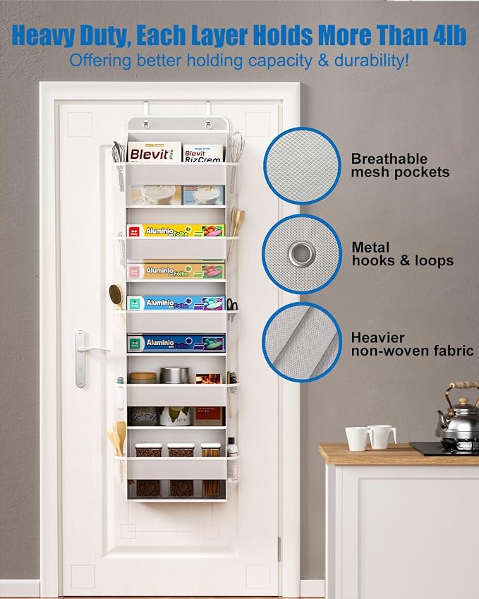 Over The Door Storage Organizer, RV Bathroom Organizer, Over The Door Organizer - Image 6