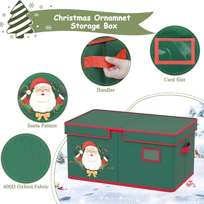 Christmas Ornaments Storage Box - Image 3