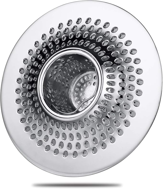MFTEK Drain Hair Catcher Tub Drain Protector, Stainless Steel Bathtub Shower by MFTEK