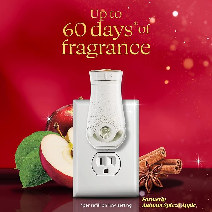 Glade PlugIns Refills Air Freshener, Warm Apple & Spices, Scented and Essential - Image 3