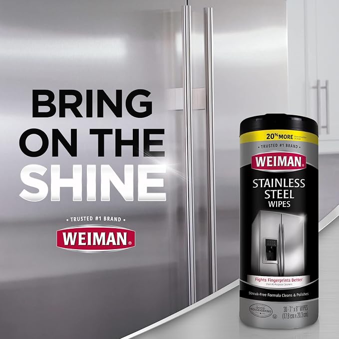 Weiman Stainless Steel Cleaner, Removes Dirt, and Grease, No Streaks or Residue - Image 7