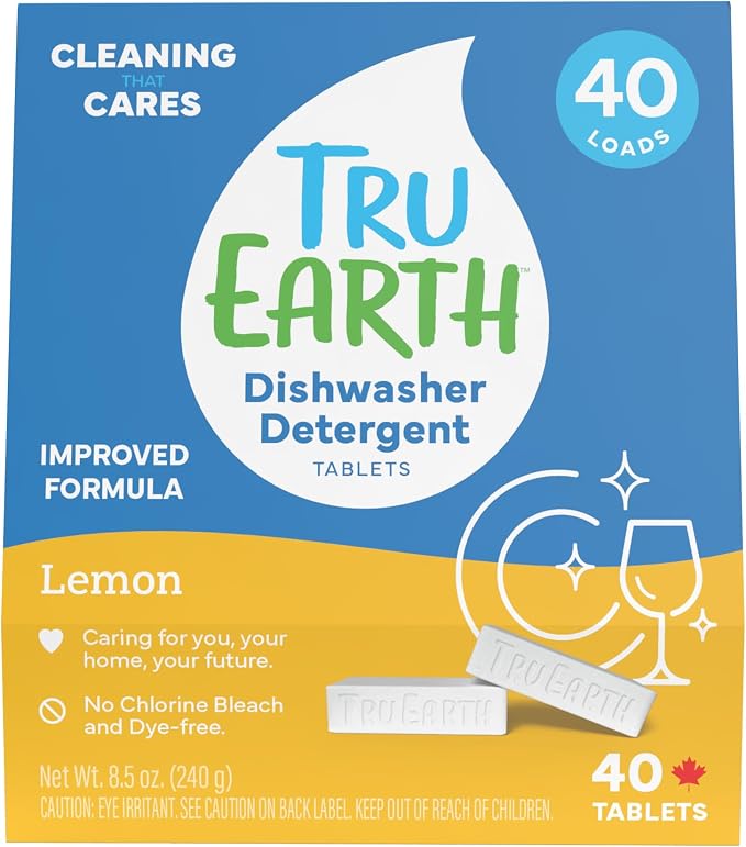 Tru Earth Dishwasher Detergent Tablets | Eco Friendly Alternative to Liquid by TruEarth