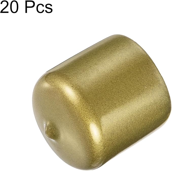 uxcell 20pcs Rubber End Caps 33mm ID Vinyl Round Tube Bolt Cap Cover Thread - Image 2