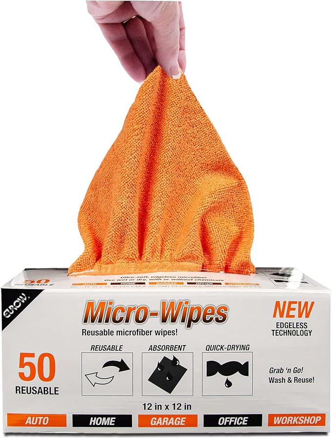 Eurow 200GSM Microfiber Cleaning and Drying Cloths - Image 2