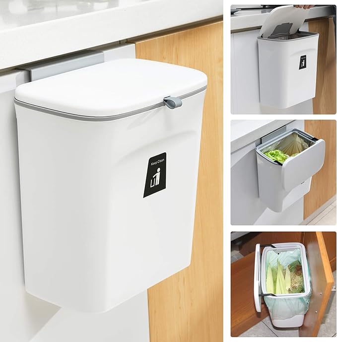 Tiyafuro 2.4 Gallon Kitchen Compost Bin by Tiyafuro