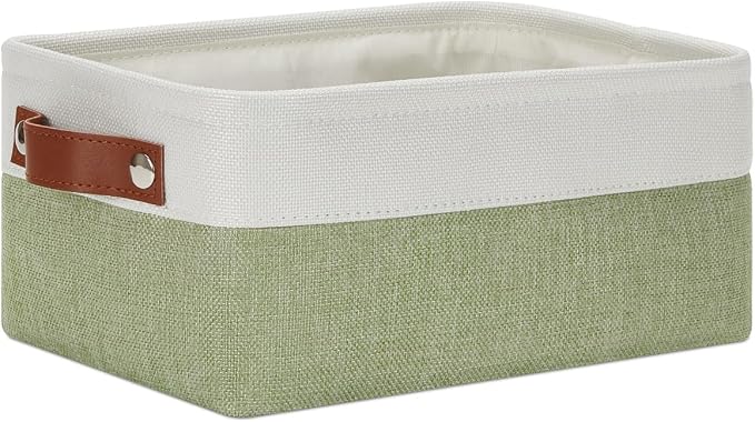 DULLEMELO Small Storage Basket, Fabric Collapsible Gift Storage Basket by DULLEMELO