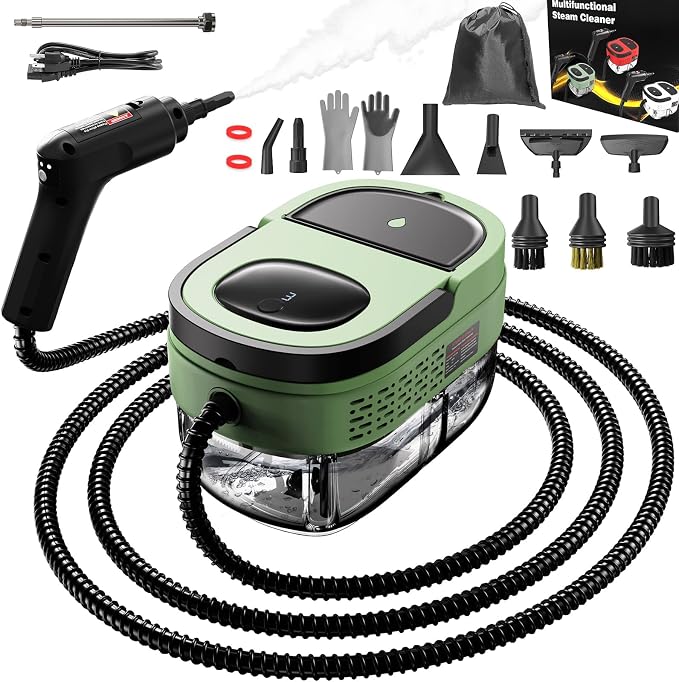 Handheld Steam Cleaner for Home, 2500W High Pressure Steam Cleaner for Car by Goyappin