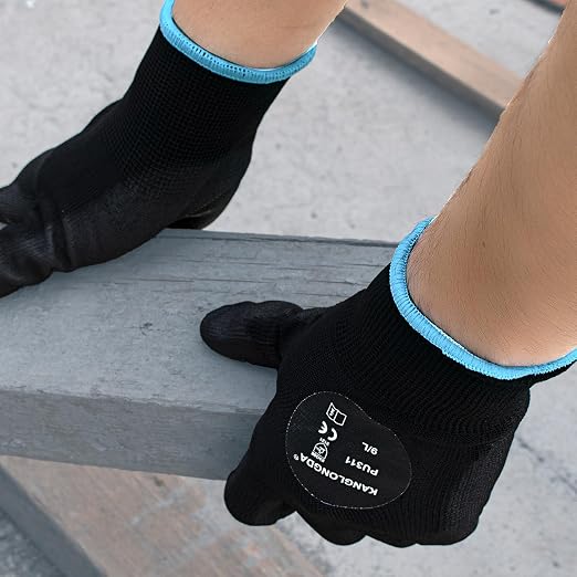 Kebada Safety Work Gloves, 12 Pairs Work Gloves - Image 4
