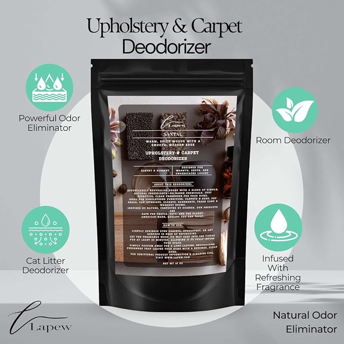 Santal Carpet Freshener Powder: Powerful Odor Eliminator - Image 4