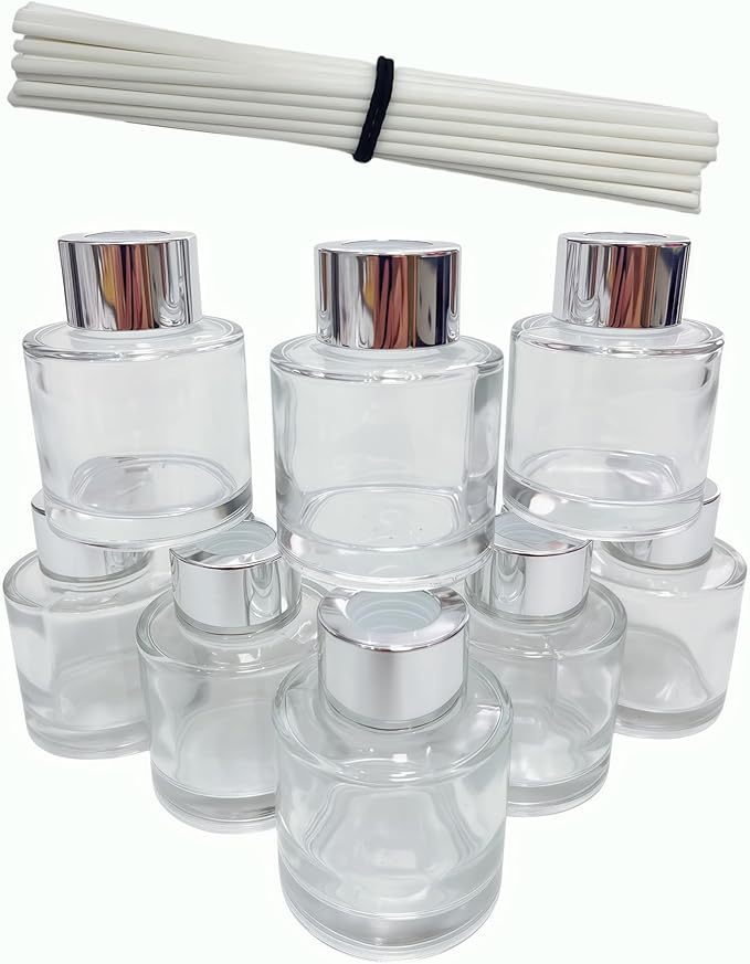 8PCS Reed Diffuser Bottles Empty, Diffuser Bottle Capacity 50ml Diffuser Stick by Unknown