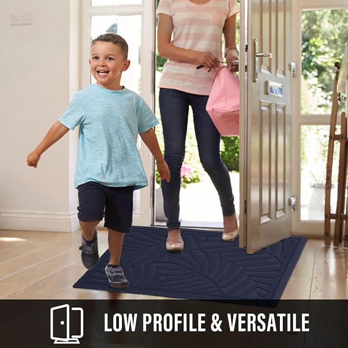 Front Door Mat, Absorbent Resist Dirt Welcome Door Mat Indoor Outdoor, - Image 6