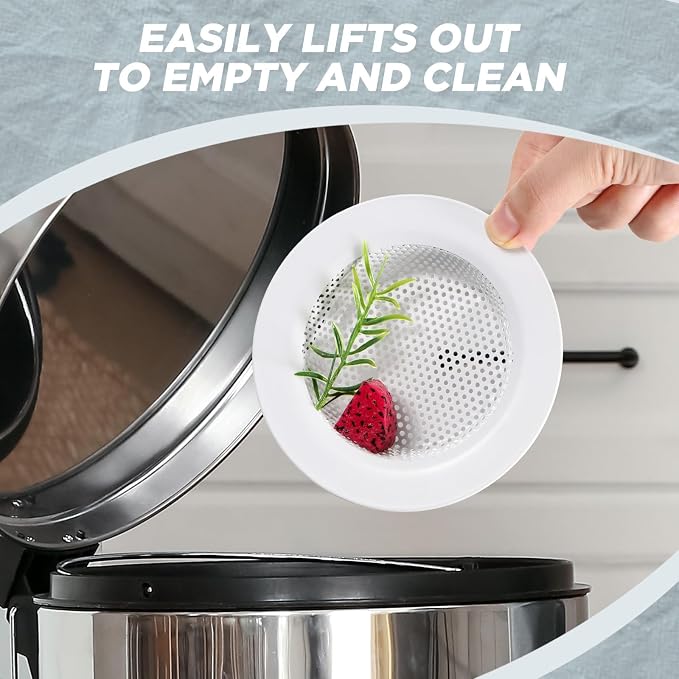 Retisee 2 Pcs Sink Strainer Stainless Steel Kitchen Sink Drain Strainer Basket - Image 6
