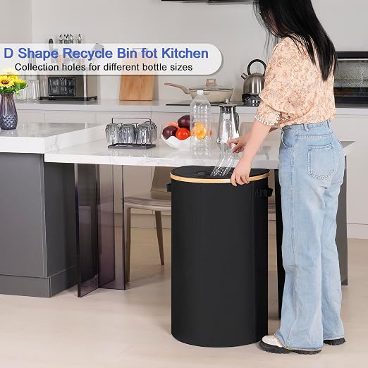 efluky Recycling Bin for Kitchen 100L, 26 Gallon Recycle Bins for Indoor - Image 4