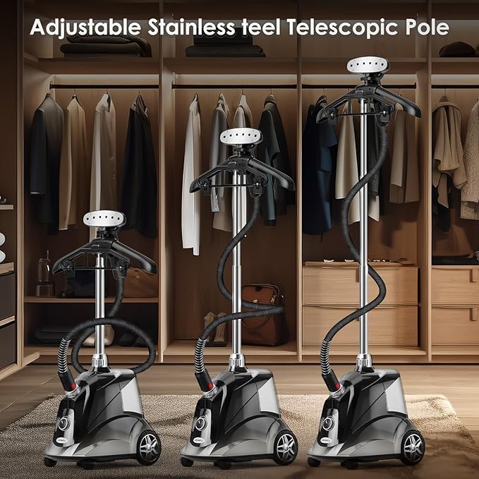 Steamer for Clothes, Jenaely 1500W Standing Garment Steamers, 35s Fast Heat-up - Image 5