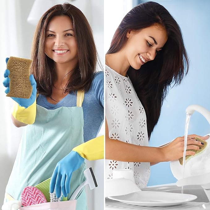 Biodegradable Natural Kitchen Sponge - Image 5