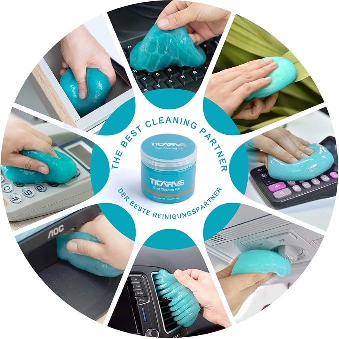 TICARVE Cleaning Gel for Car Detail Tools Car Cleaning Automotive Dust Air Vent - Image 5