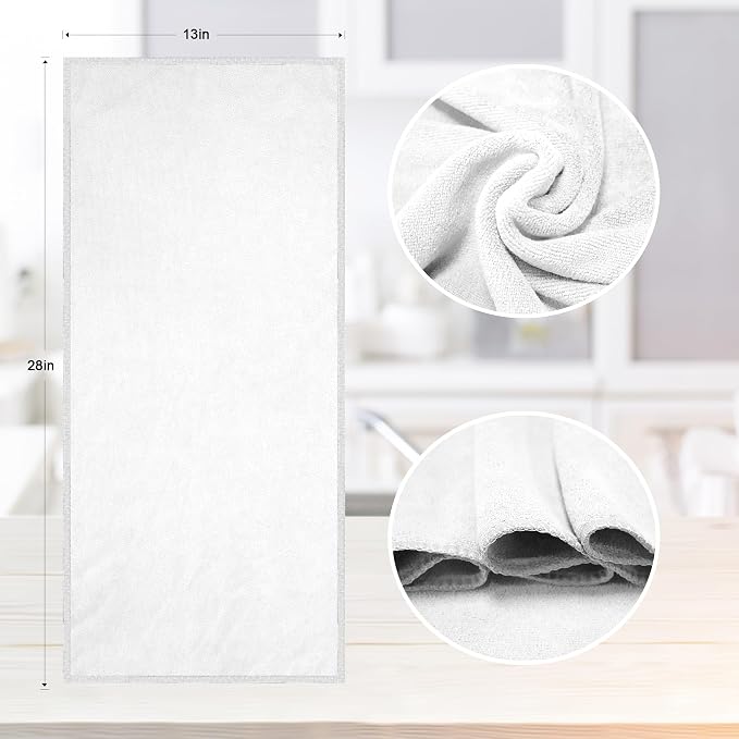 kimteny 13x28 Inches Kitchen Cloth Dish Towels, 400 GSM Premium Dishcloths - Image 6
