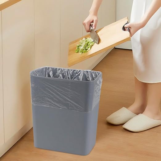 3 Pack 4.5 Gallon Open-top Trash Cans, Plastic Wastebasket Garbage Can - Image 5