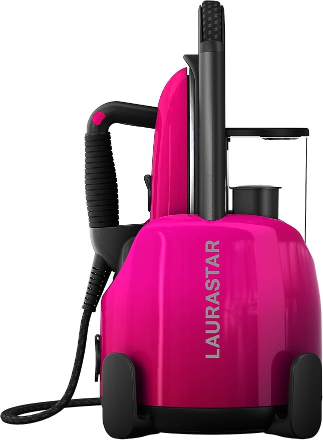Laurastar Lift Plus Steam Iron in Pinky Pop: Swiss Engineered 3-in-1 Steam by LAURASTAR