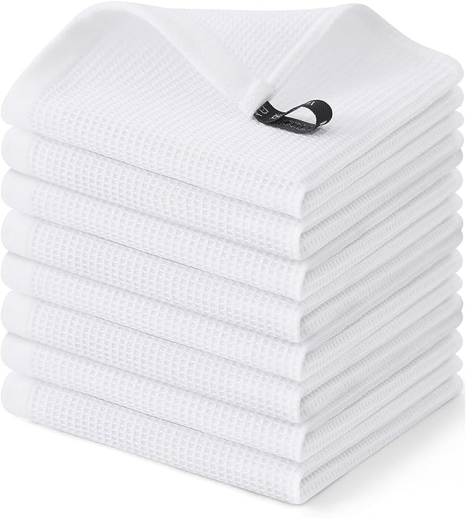 Homaxy 100% Cotton Waffle Weave Dish Cloths by Homaxy