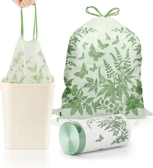 VOK 8 Gallon Trash Bags with Butterfly Printed & Sweet Wormwood Scent, by Unknown