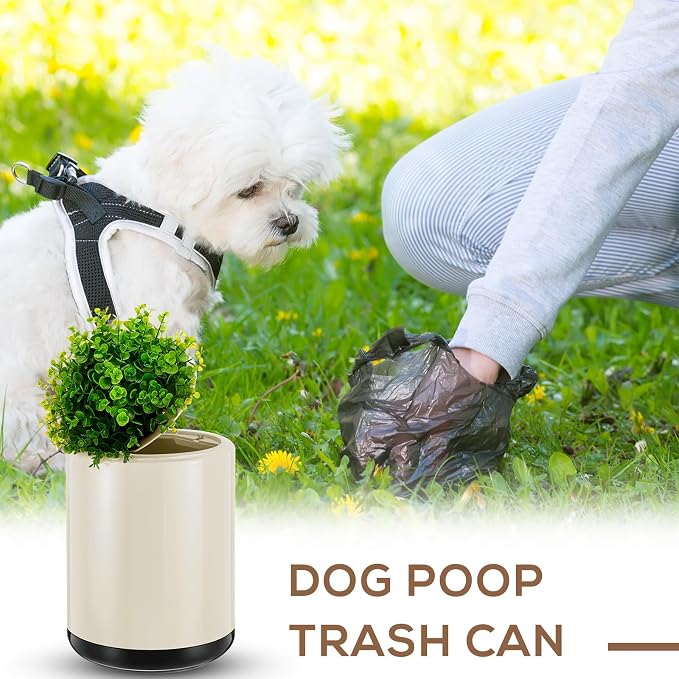 Dog Poop Trash Can Outside 13 L/ 3. 4 Gal Dog Waste Trash Can - Image 5