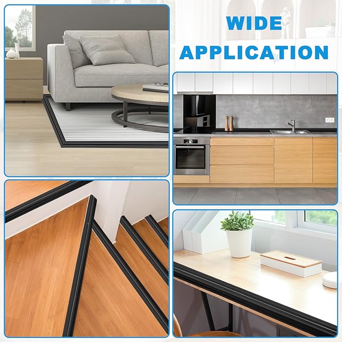 Wall Corner Protector Peel and Stick Corner Trim Molding Flexible Inside & - Image 6