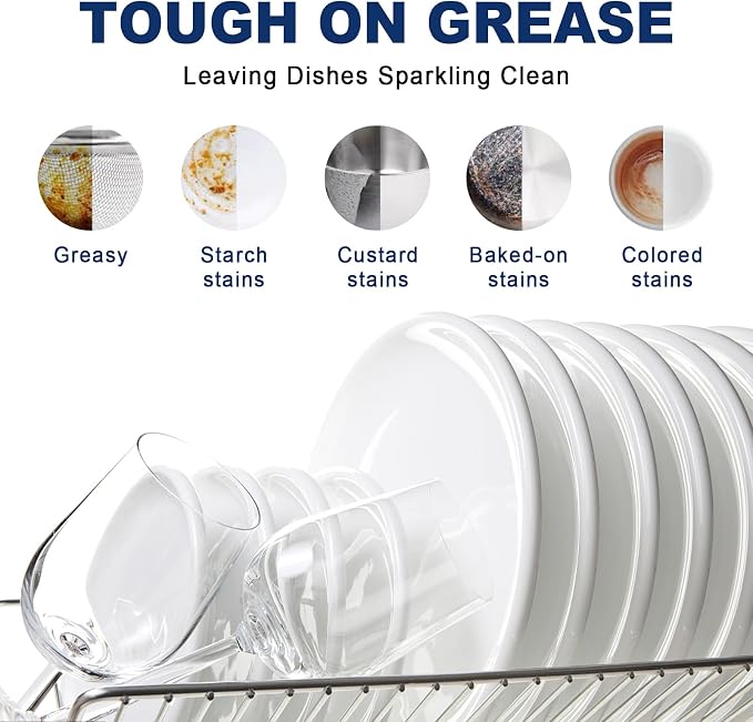 Eco Dishwasher Detergent Sheets Up To 160 Loads, Unscented Plastic Free - Image 3