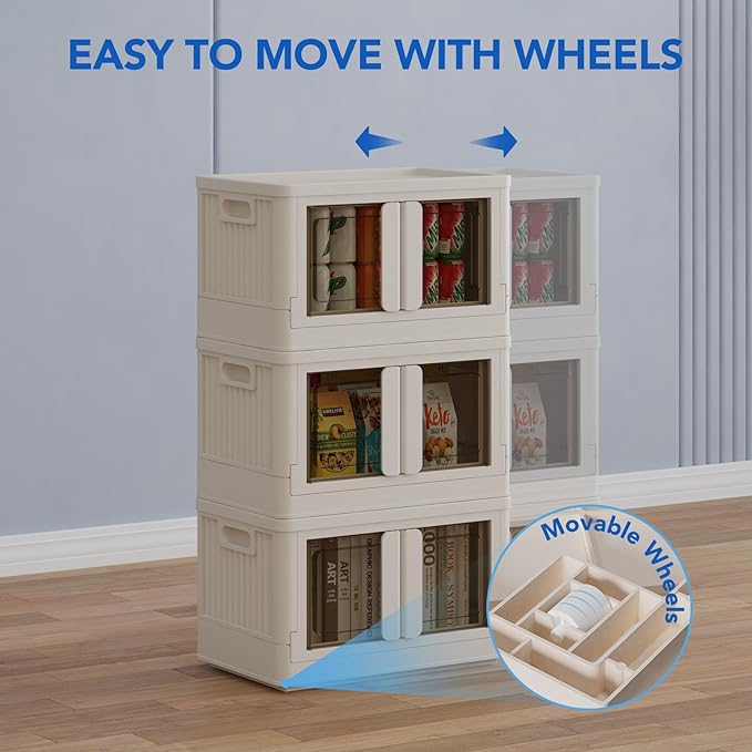 FLEXIMOUNTS 150 QT Stackable Storage Bins
