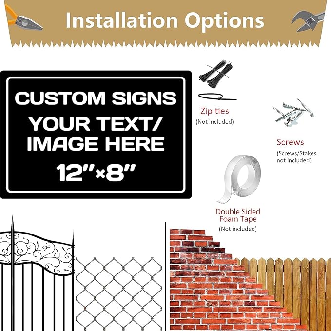 Personalized Aluminum Weatherproof Metal Sign - Image 4