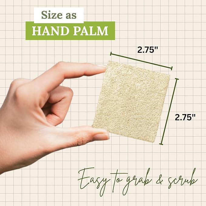 Natural Loofah Dish Sponge Multipurpose Dish Sponges - Image 4