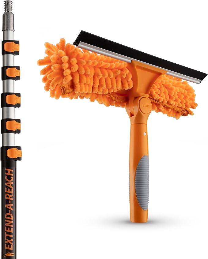 5-24ft Window Washing Kit with Extension Pole // Window Cleaning Tool & Window by EXTEND-A-REACH