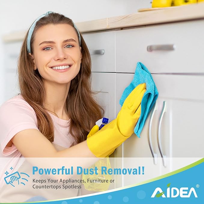 AIDEA Microfiber Cleaning Cloth-24PK, Soft Microfiber Towels - Image 4