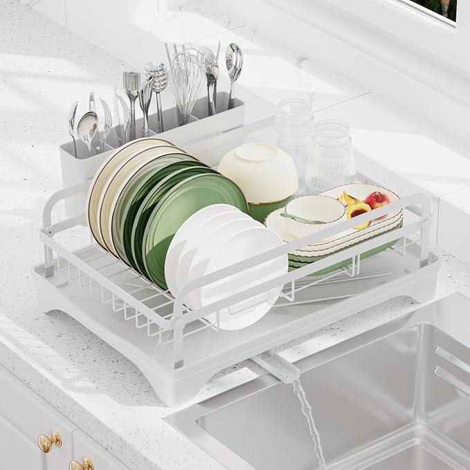 Dish Drying Rack for Kitchen Counter by HOMEBOSILY