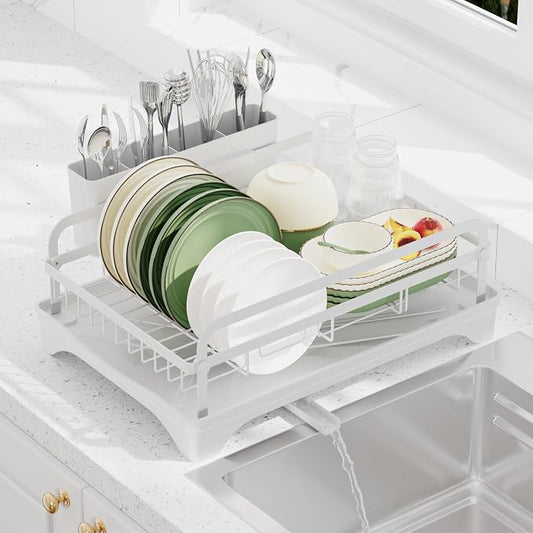 Dish Drying Rack for Kitchen Counter by HOMEBOSILY