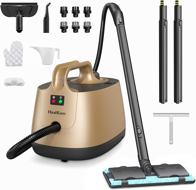 Steam Cleaner for Carpet, 293°F 58 PSI Powerful Multipurpose Steam Mop for Home by HawKamUS