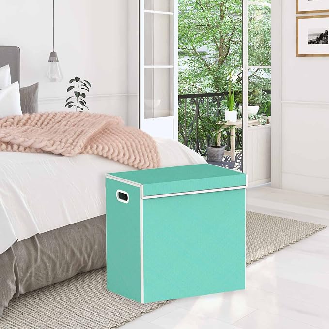 Simple Houseware Double Laundry Hamper - Image 3