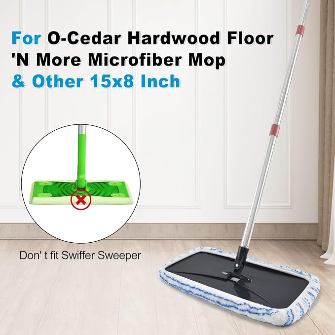 5 Pack Mop Heads Replacements for Ocedar Hardwood Floor 'N More Microfiber Mops - Image 5