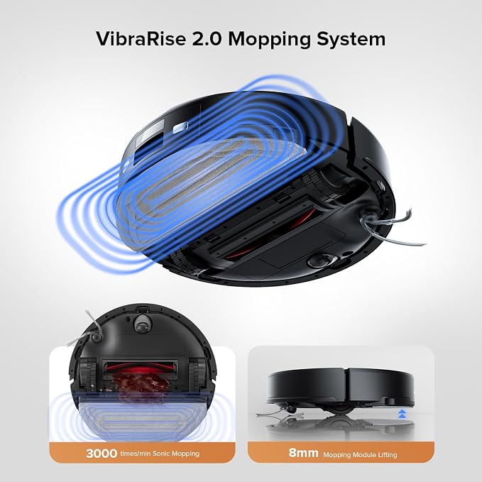 roborock Q10 S5+ Robot Vacuum and Mop, 000Pa Suction, Upgraded from Q8 max+ - Image 5