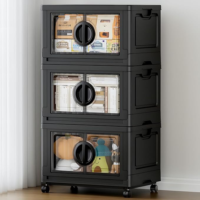 JEKO&JEKO 249Qt Lockable Stackable Storage Bins by JEKOJEKO